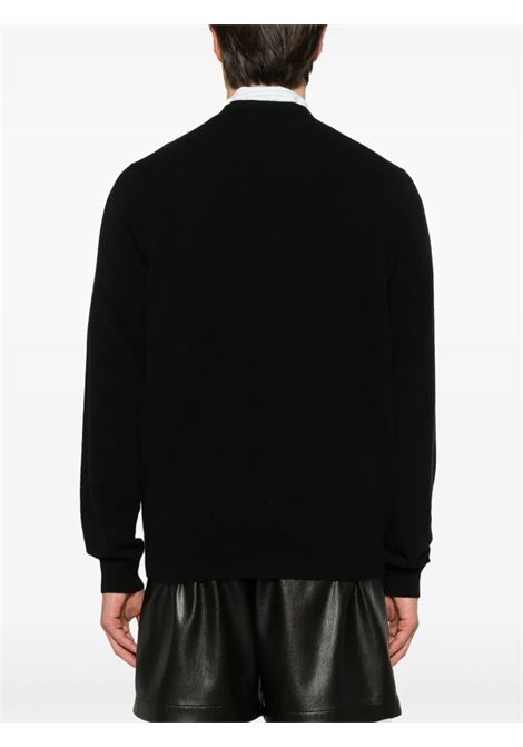 cardigan knit nero uomo COMME DES GARÇONS | FZ-N106-PER1